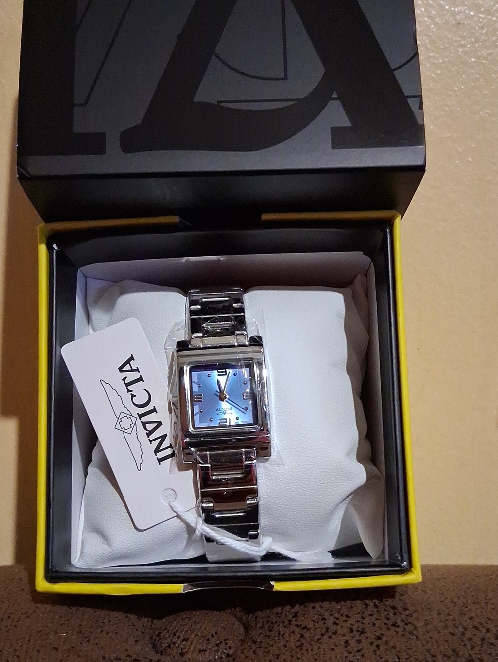 Invicta Women's Silver Bracelet Watch with Blue Dial